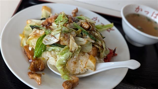 東伊豆・稲取のソウルフード「肉チャーハン」発祥の店、かっぱ食堂